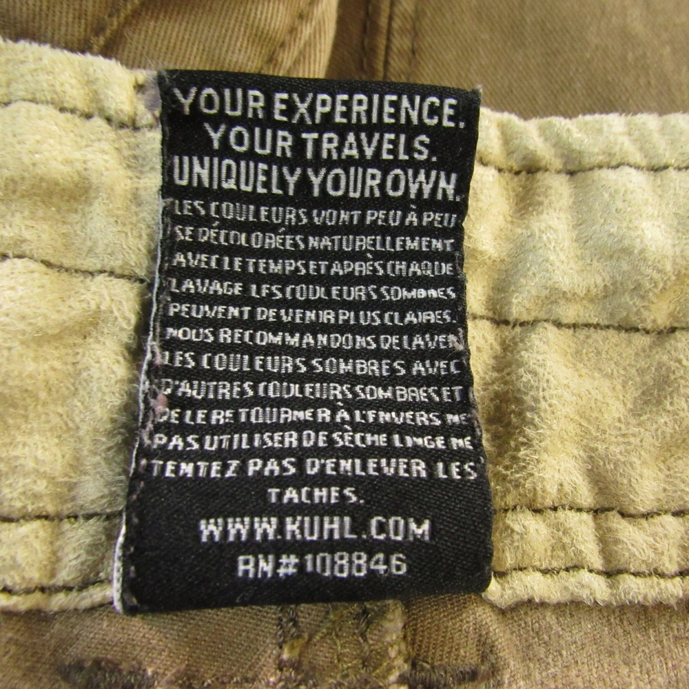 Kuhl Jean Mens 38x30 Rebel Pants Distressed Brown Hiking Outdoor Trail Rugged - Picture 7 of 16